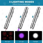 Cat Toys, Laser Pointer with 5 Adjustable Patterns,  Recharge Laser, Long Range and 3 Modes Training Chaser Interactive Toy, Dog Laser Toy - Image 2