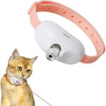 Automatic Cat Laser Toys - Wearable Interactive Cat Toys for Indoor Cats Kitty Dogs,Automatic Cat Toys with  Light,earable Electronic Collar for Kitten， Rechargeable