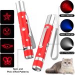 Cat Toys Rechargeable, Indoor Cats Chase Light, Interactive for Kitty Pet Dog with 3 Light Modes 5 Patterns, Red - Image 2