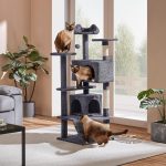 54in Cat Tree Tower Condo Furniture Scratch Post for Kis Pet House Play - Image 2